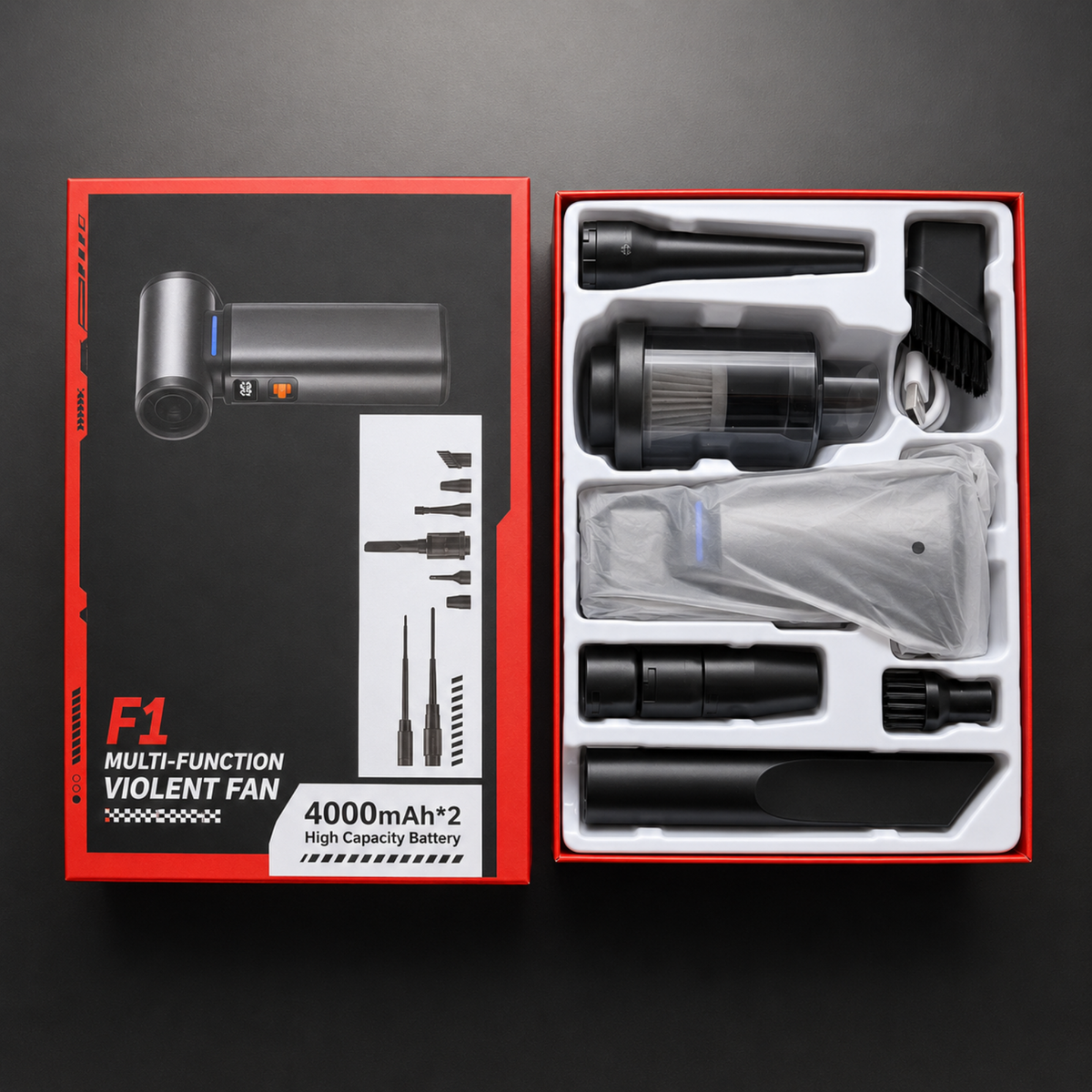 Revvo Cordless Vacuum & Detailing Blower