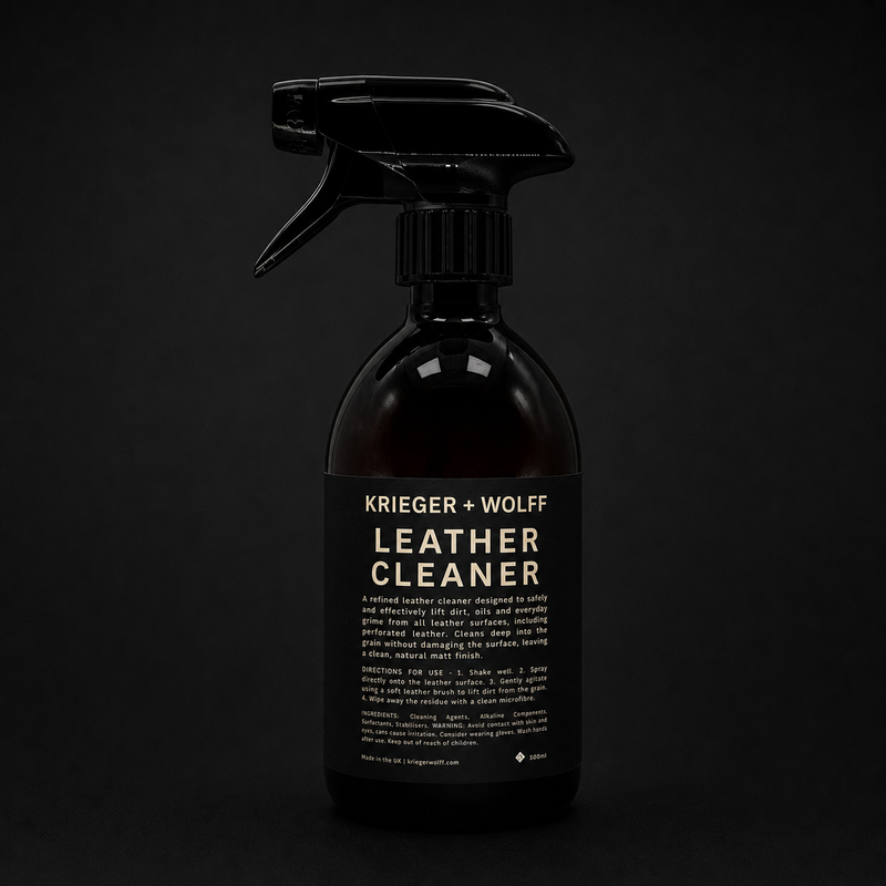 Leather Cleaner - grain-deep cleaning without damage