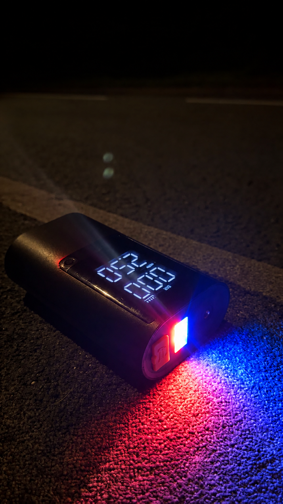 REVVO RESCUE red and blue warning light static illustration