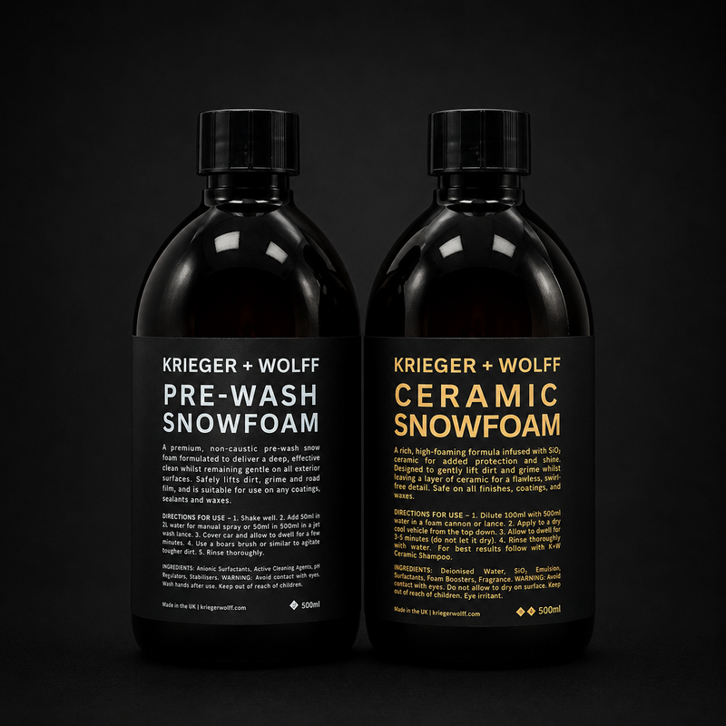 Pre-Wash + Ceramic Foam + Ceramic Shampoo - every level of clean